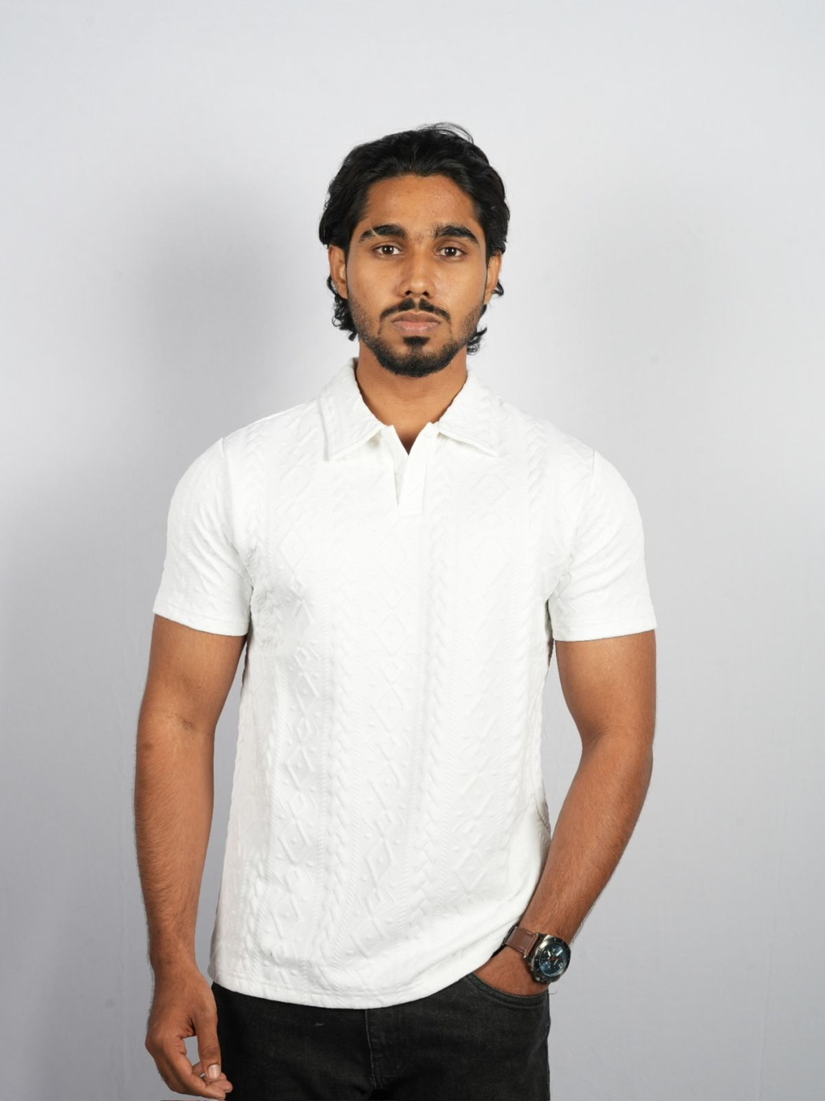 The Cabletto Polo — Vintage Chalk